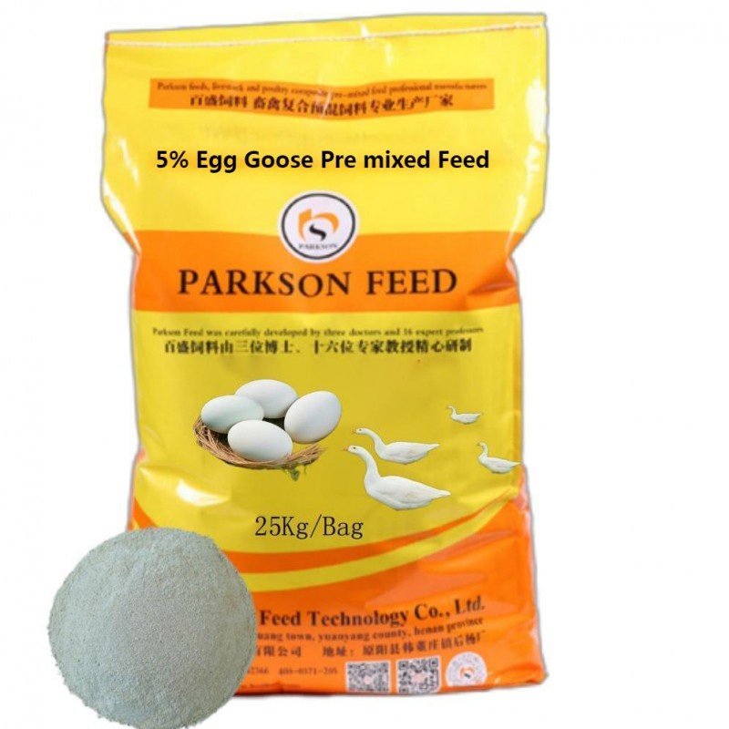 5% mete goose premiksè manje, goose manje