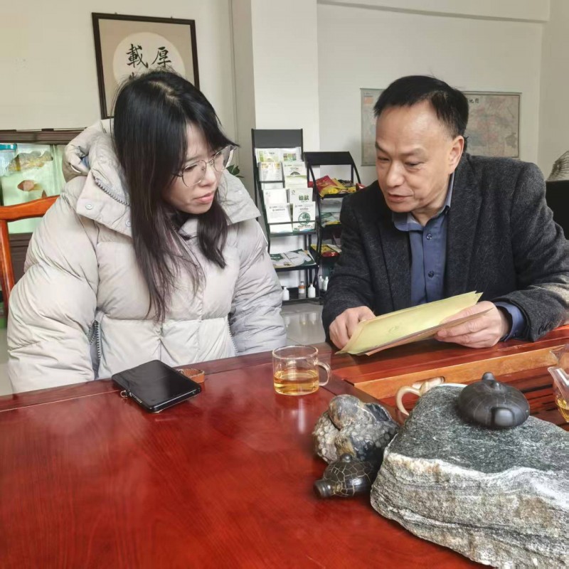 Mr Cao soti nan Zhejiang vizite Baosheng Feed faktori pou yon tour enspeksyon